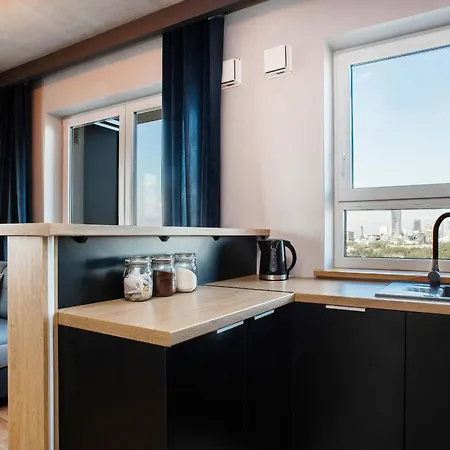 Functional Apartment With Parking In Warsaw'S Wola District By Noclegi Renters Apartament Warszawa